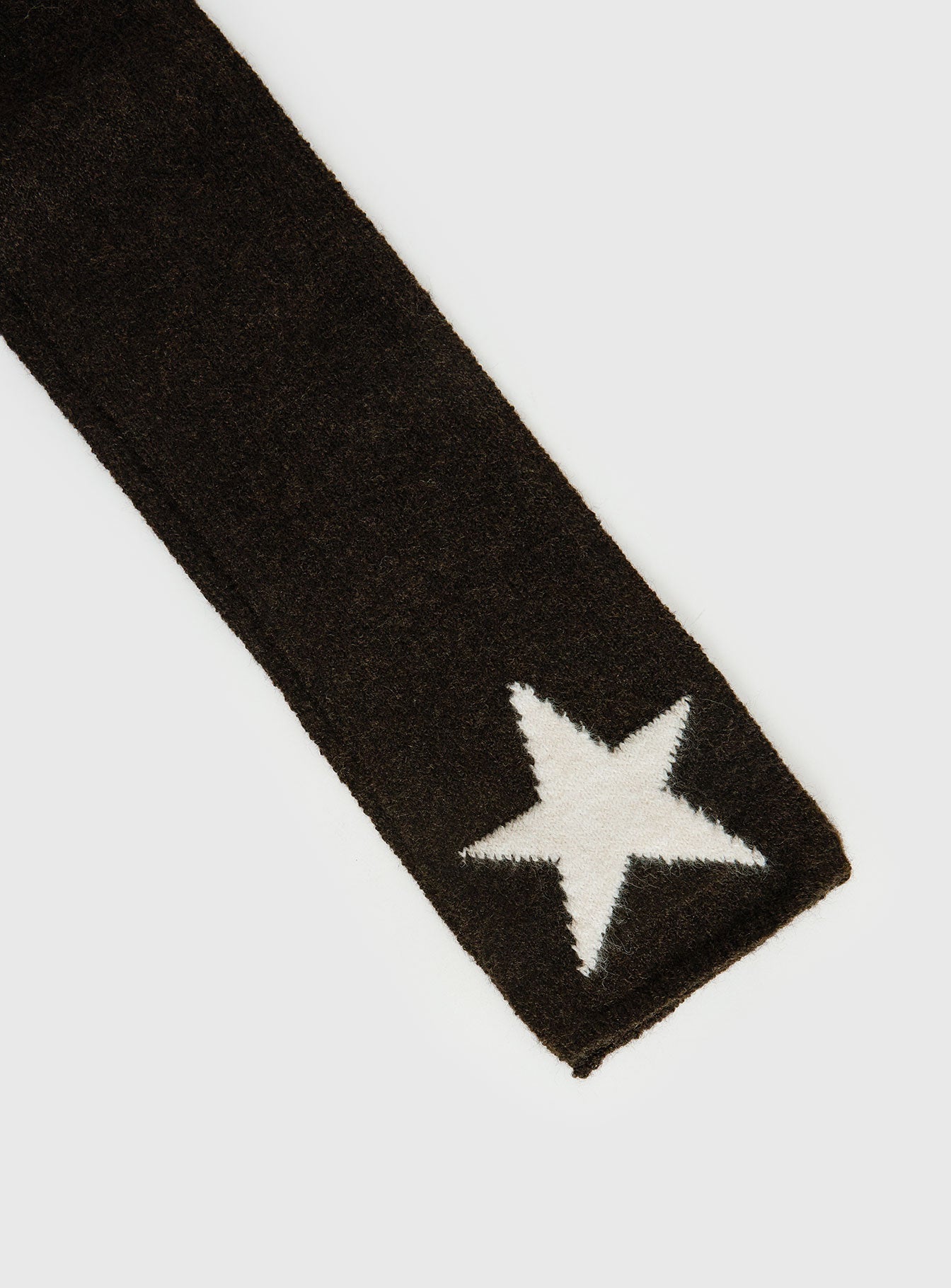 Abelia Star Graphic Scarf Brown / Cream