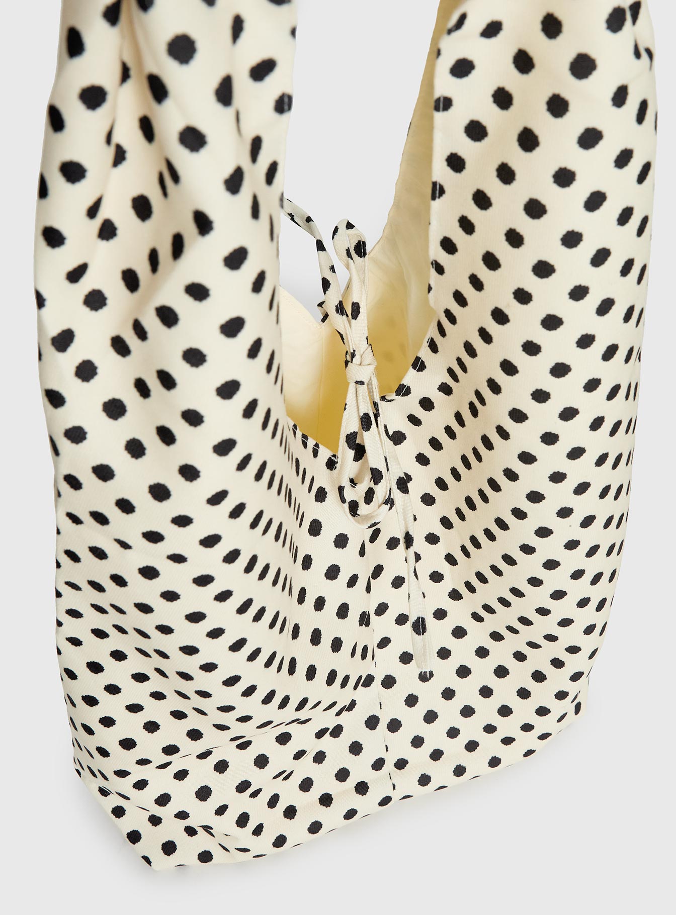 Sunday Sunrise Slouchy Bag White Polka