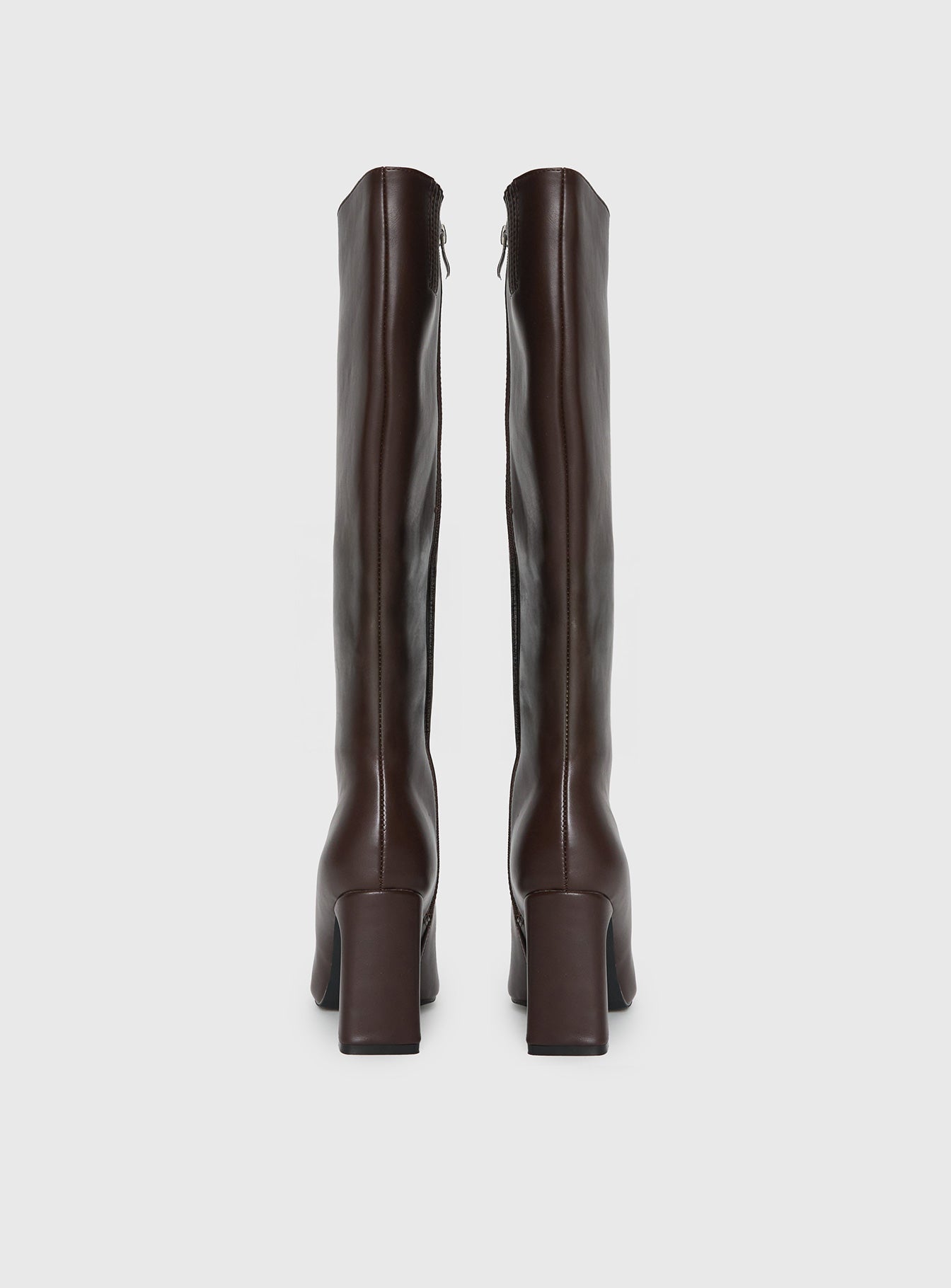 Sawyer Knee High Boots Brown