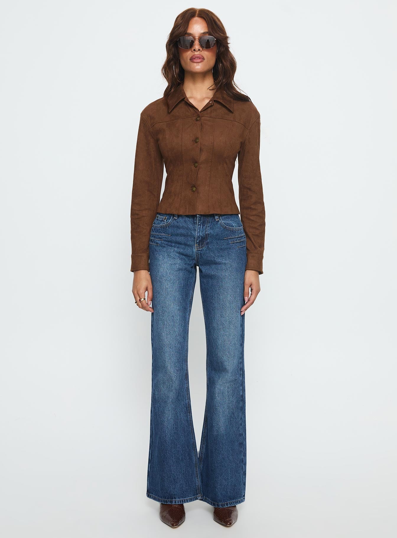 Invitations Fitted Jacket Chocolate