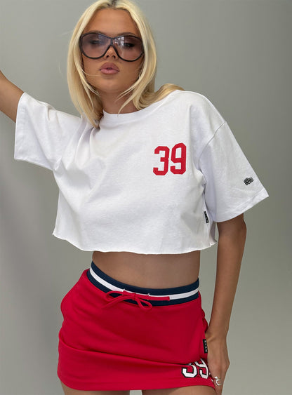 Boston University Track Top White