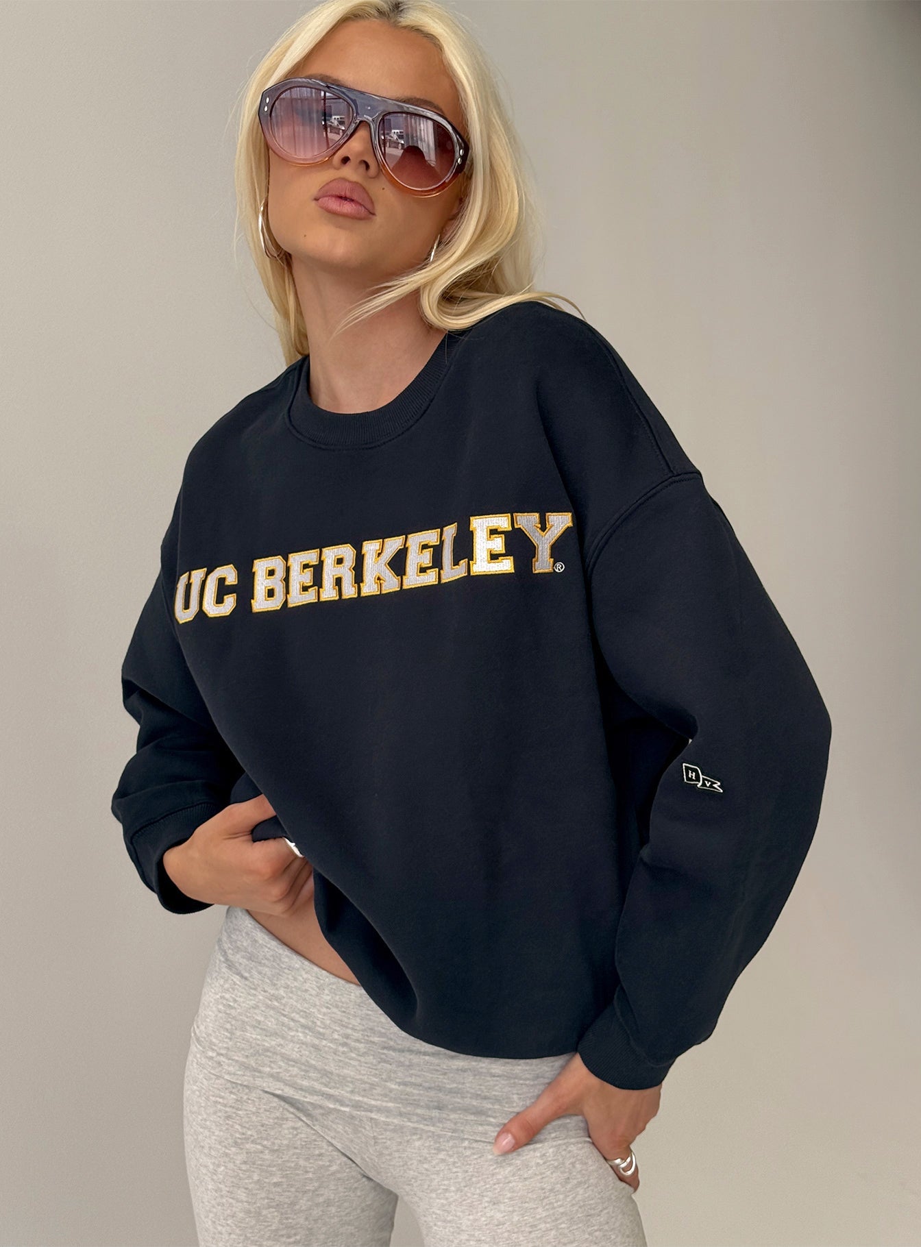 UC Berkeley Offside Crewneck Sweatshirt Navy