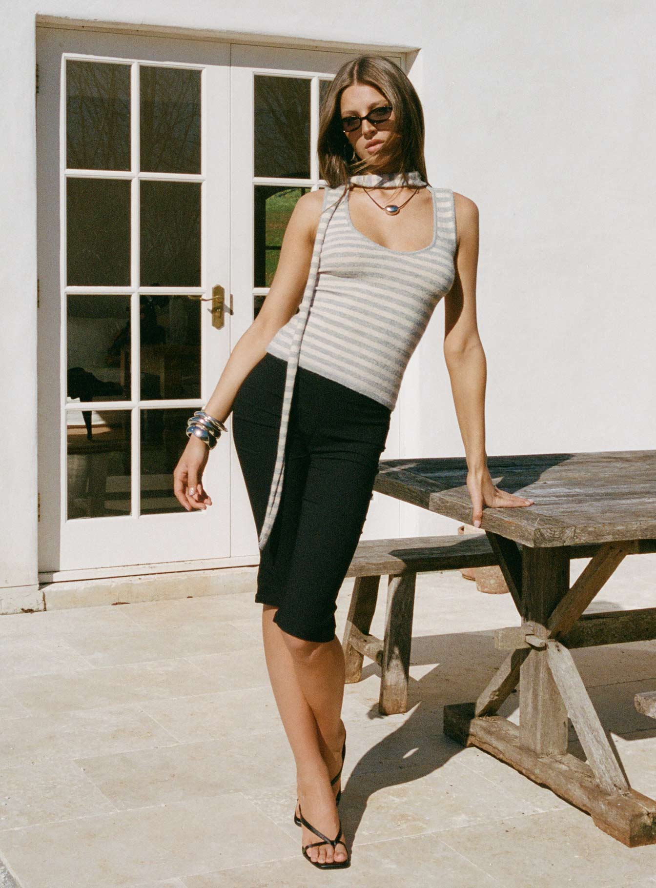 Samaira Capri Pant Black