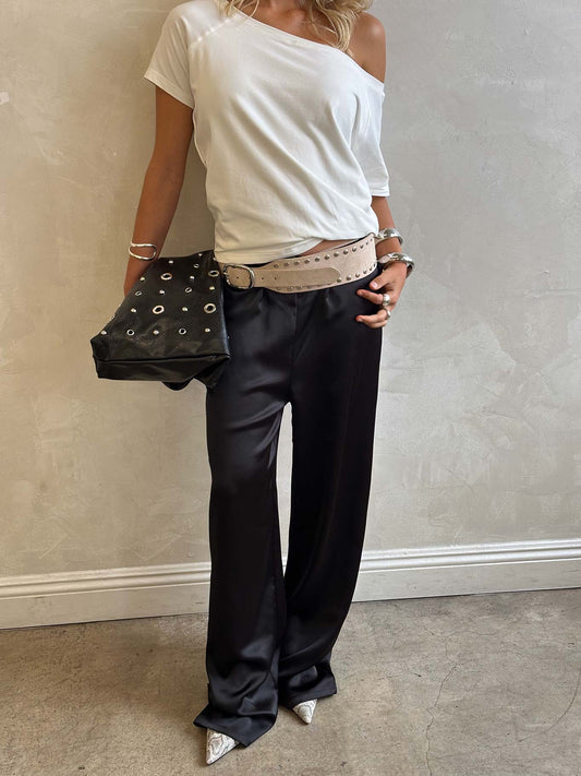 Soulstar Satin Pants Black