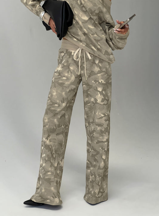 Dodie Wide Leg Pants Camo
