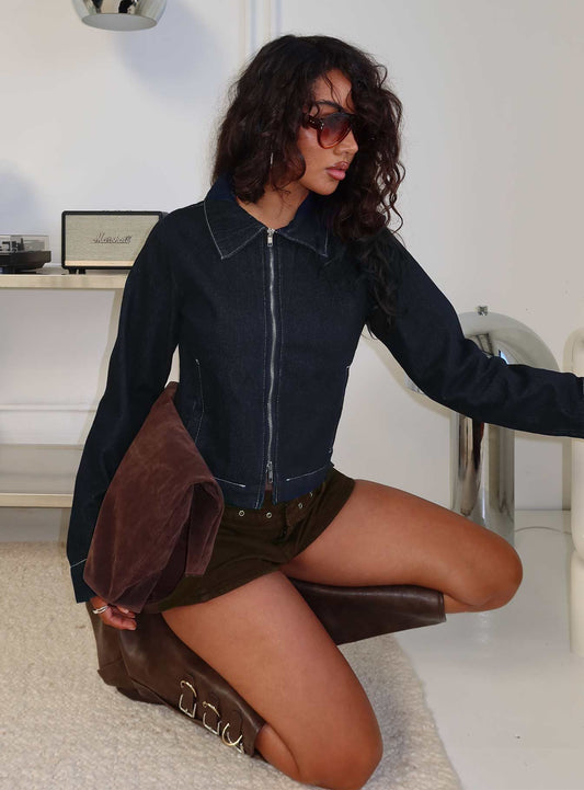 Yuritzi Denim Jacket Indigo