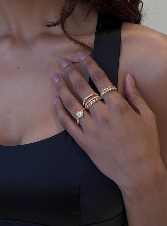 All For Love Ring Pack Gold