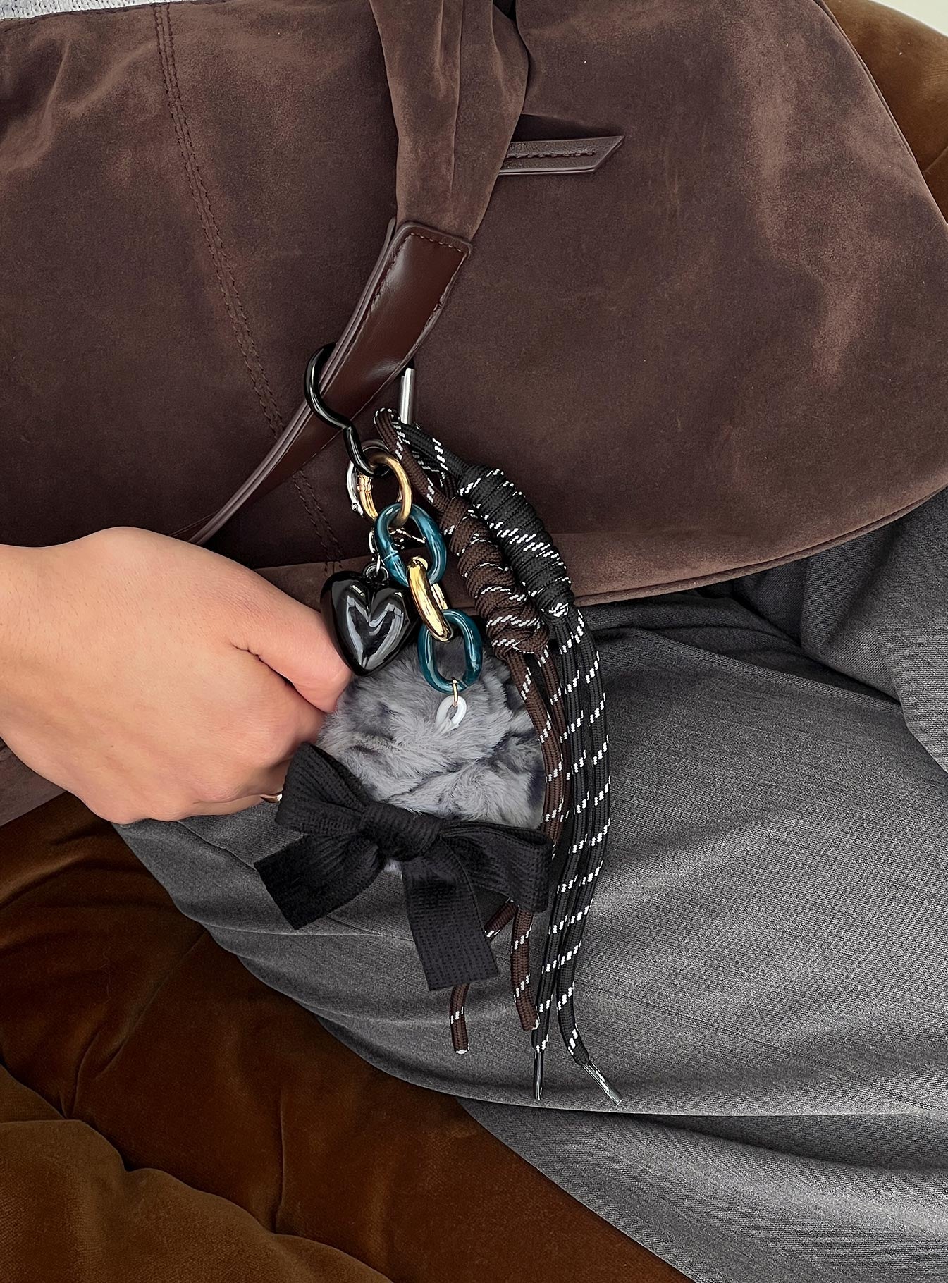 Young Hearts Keychain Multi