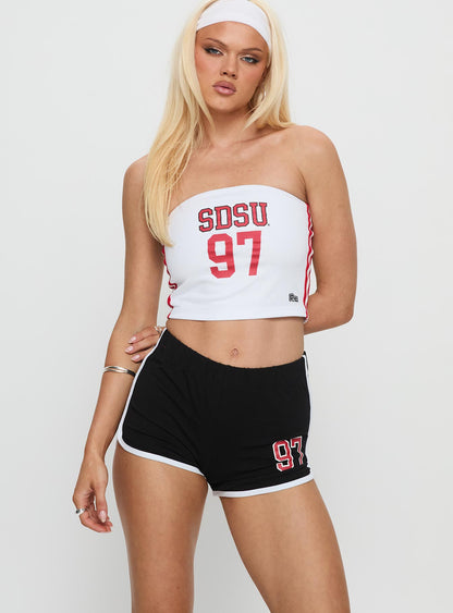 SDSU Old School Mini Short Black