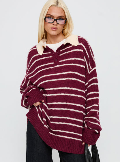 Rising Sun Jersey Crimson