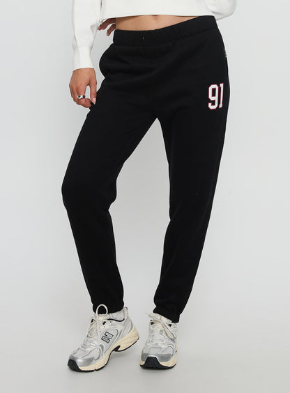 Stanford Basic Sweatpants Black