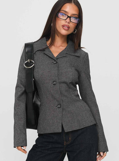 Holley Tweedle Jacket Grey