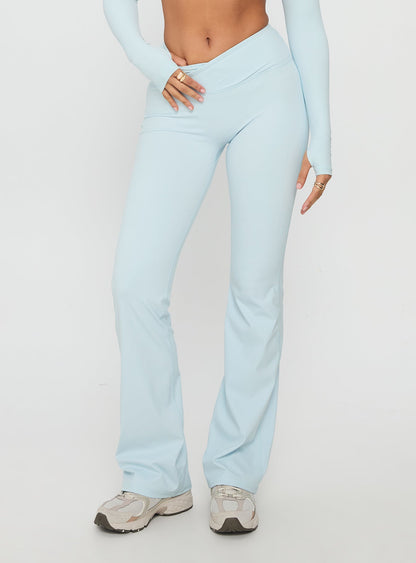 Sunday Session Active Flare Leg Pant Blue