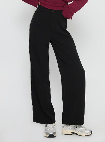 Fusion Tailored Track Pant Black