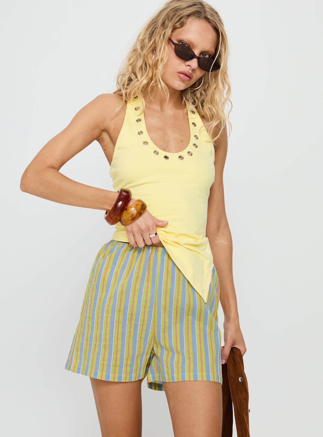 Tropic Babe Short Multi Stripe