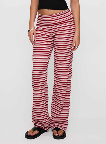 Dreamgirl Folded Pant Pink Multi