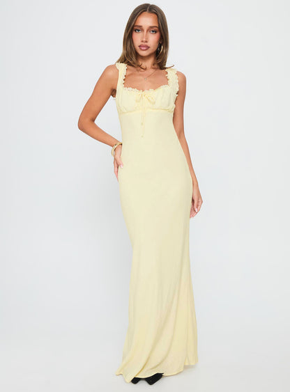 Lillette Maxi Dress Lemon