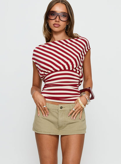 Rhode Mini Skort Tan