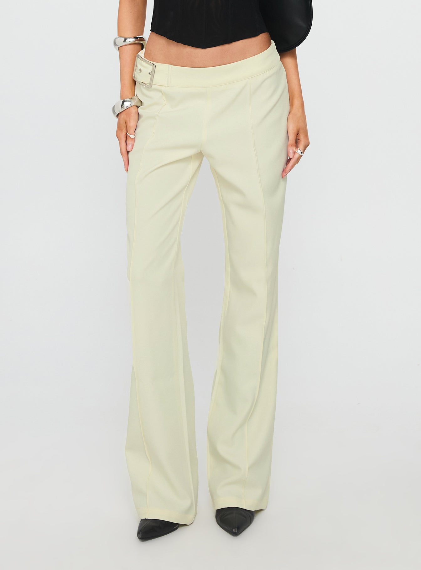 Alyanna Hardware Pants Cream