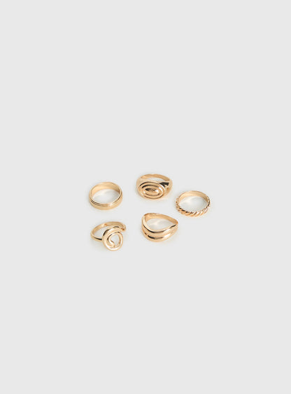 Montserrat Ring Pack Gold