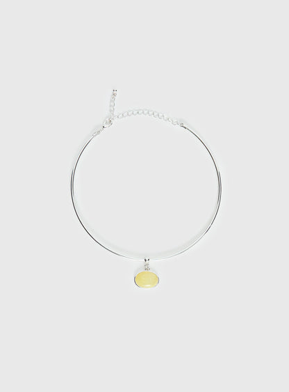 Vanita Necklace Silver / Yellow