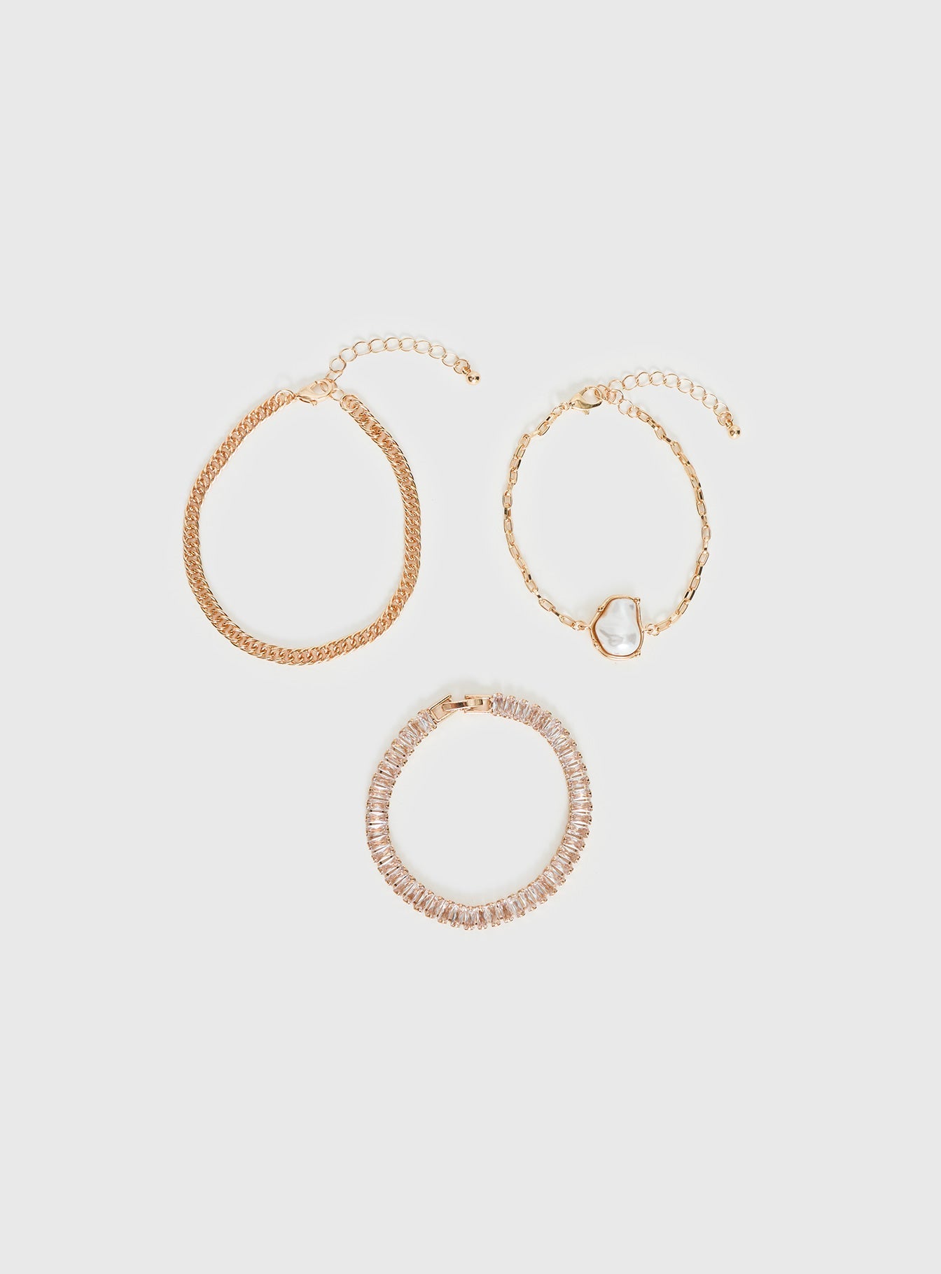 Mollee Bracelet Pack Gold