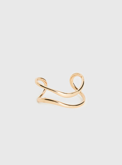 Secret To Love Cuff Gold