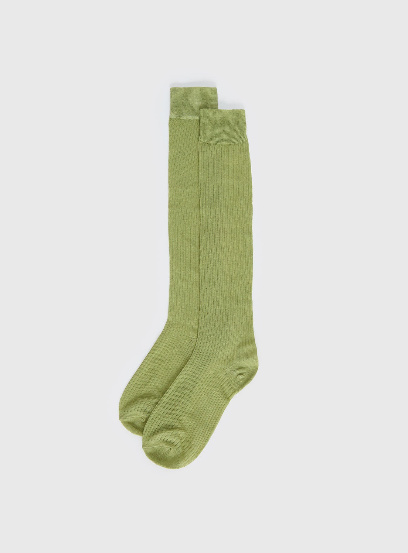 Zaydee Ribbed Socks Green