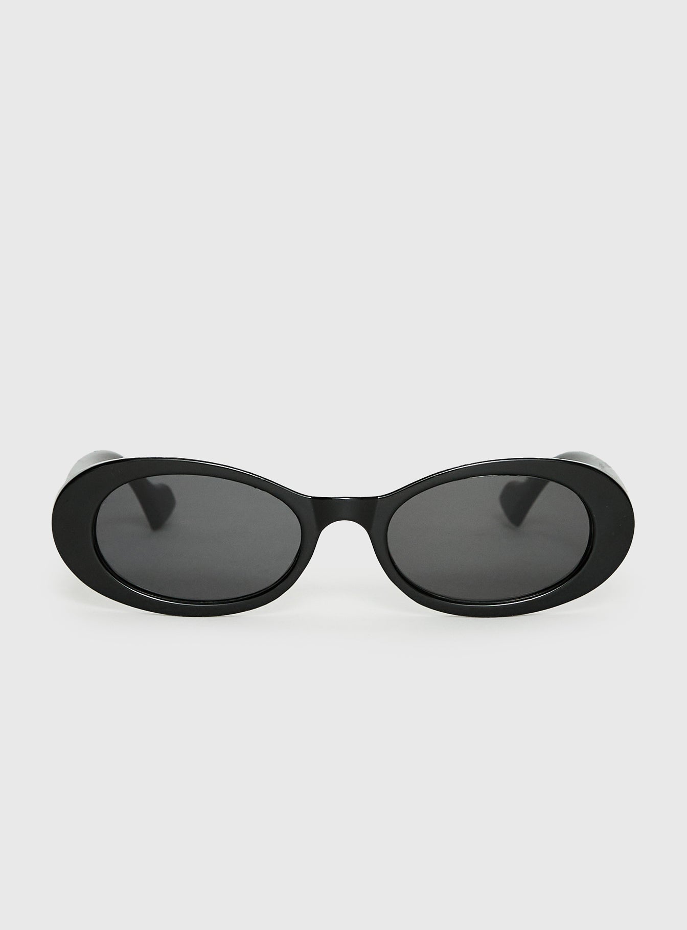 Runaway Baby Oval Sunglasses Black