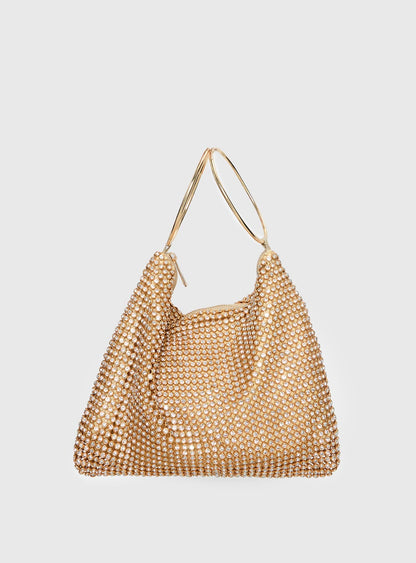 Lavish Living Sequin Bag Gold