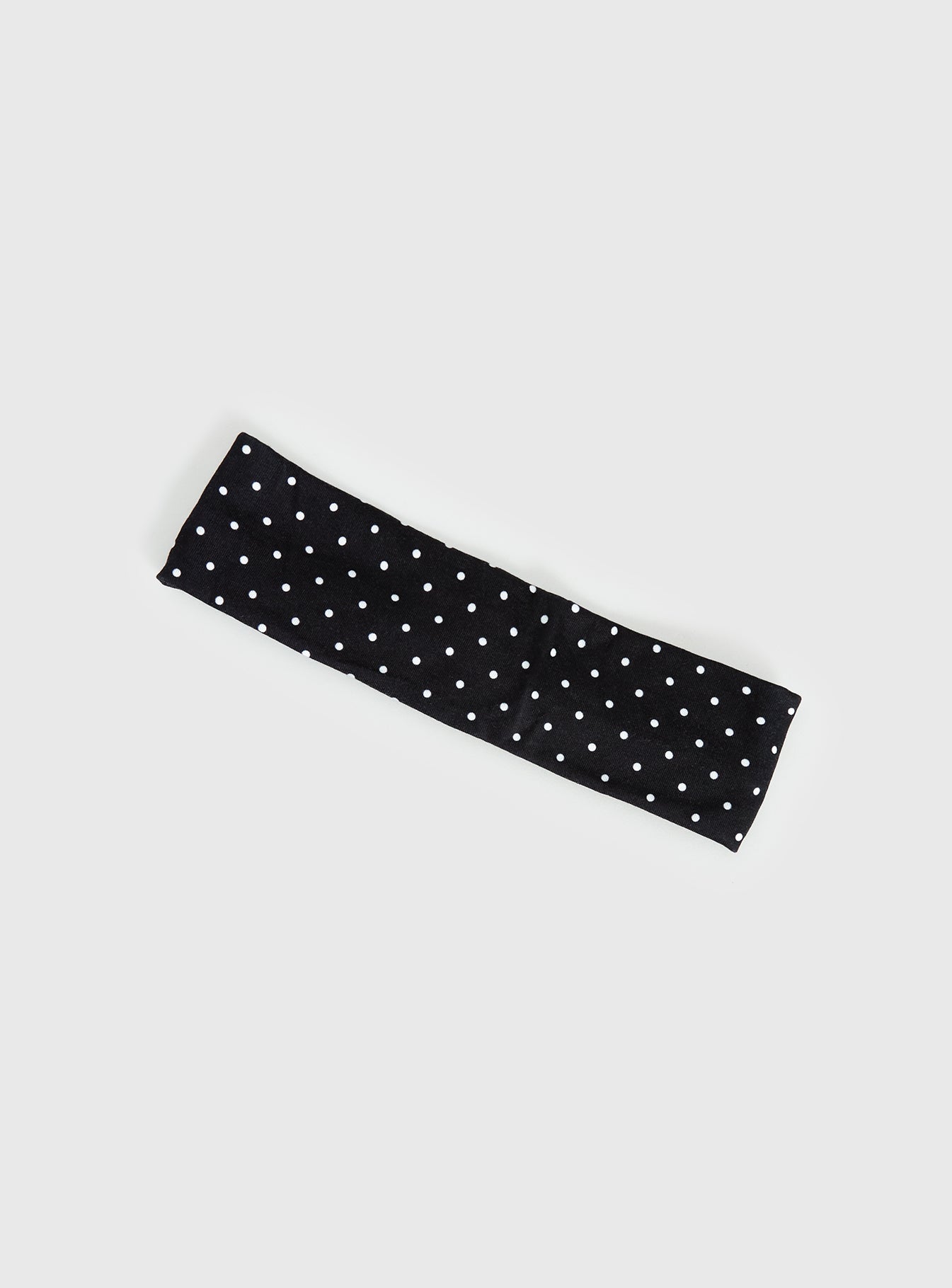 The Juney Headband Black Polka