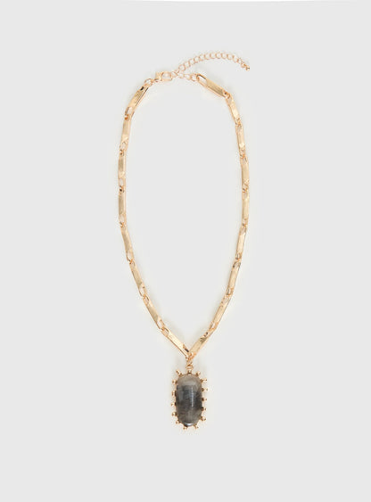 Read Your Mind Pendant Necklace Gold