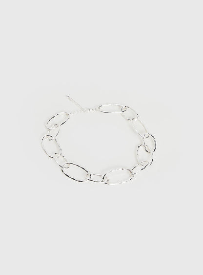 Labella Looped Necklace Silver