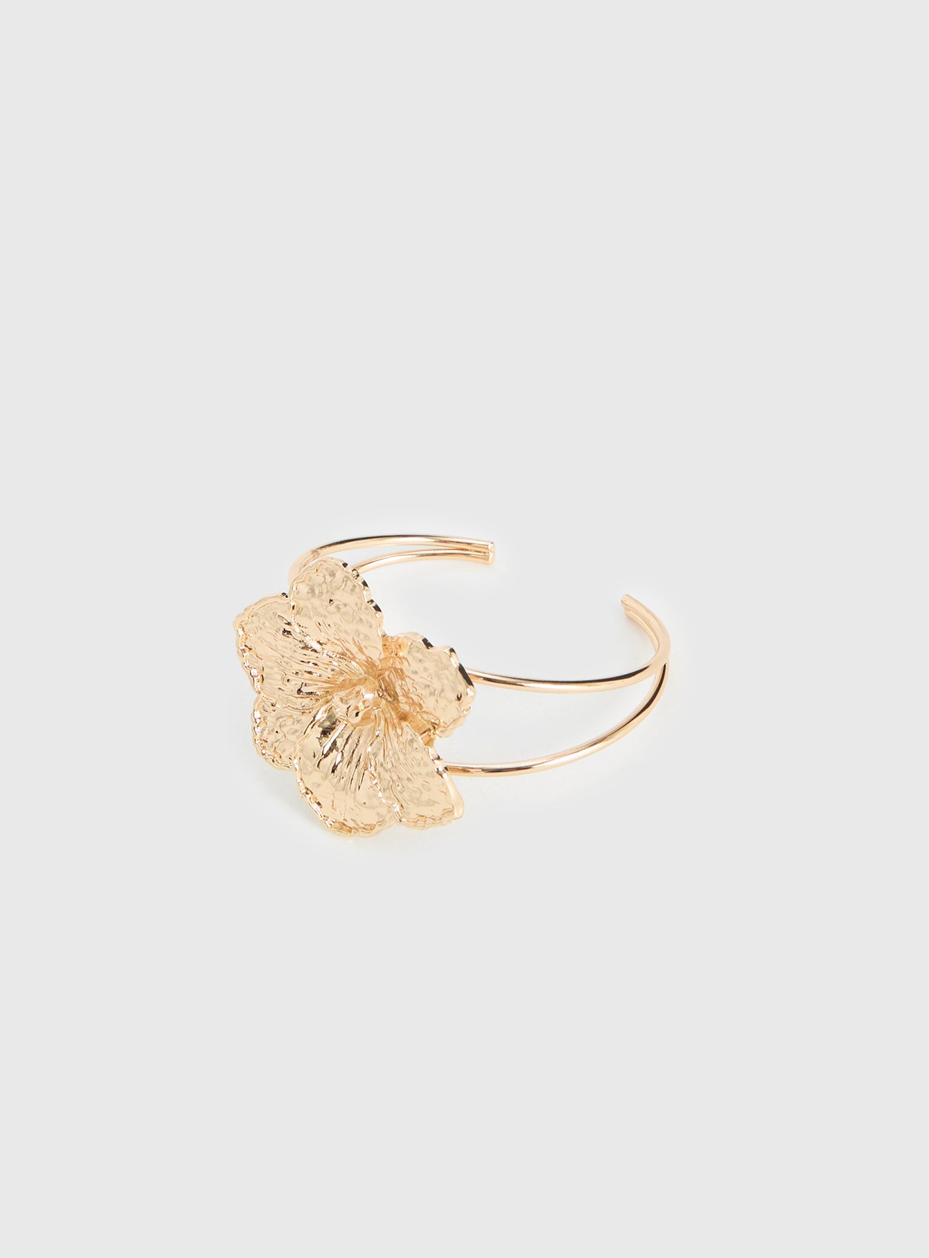 Set Adrift Flower Cuff Gold