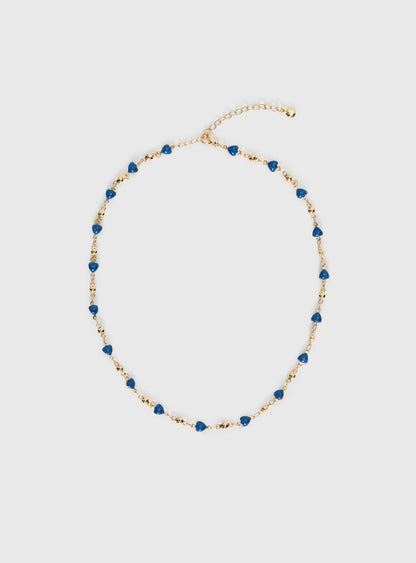 Abagail Gemstone Necklace Gold