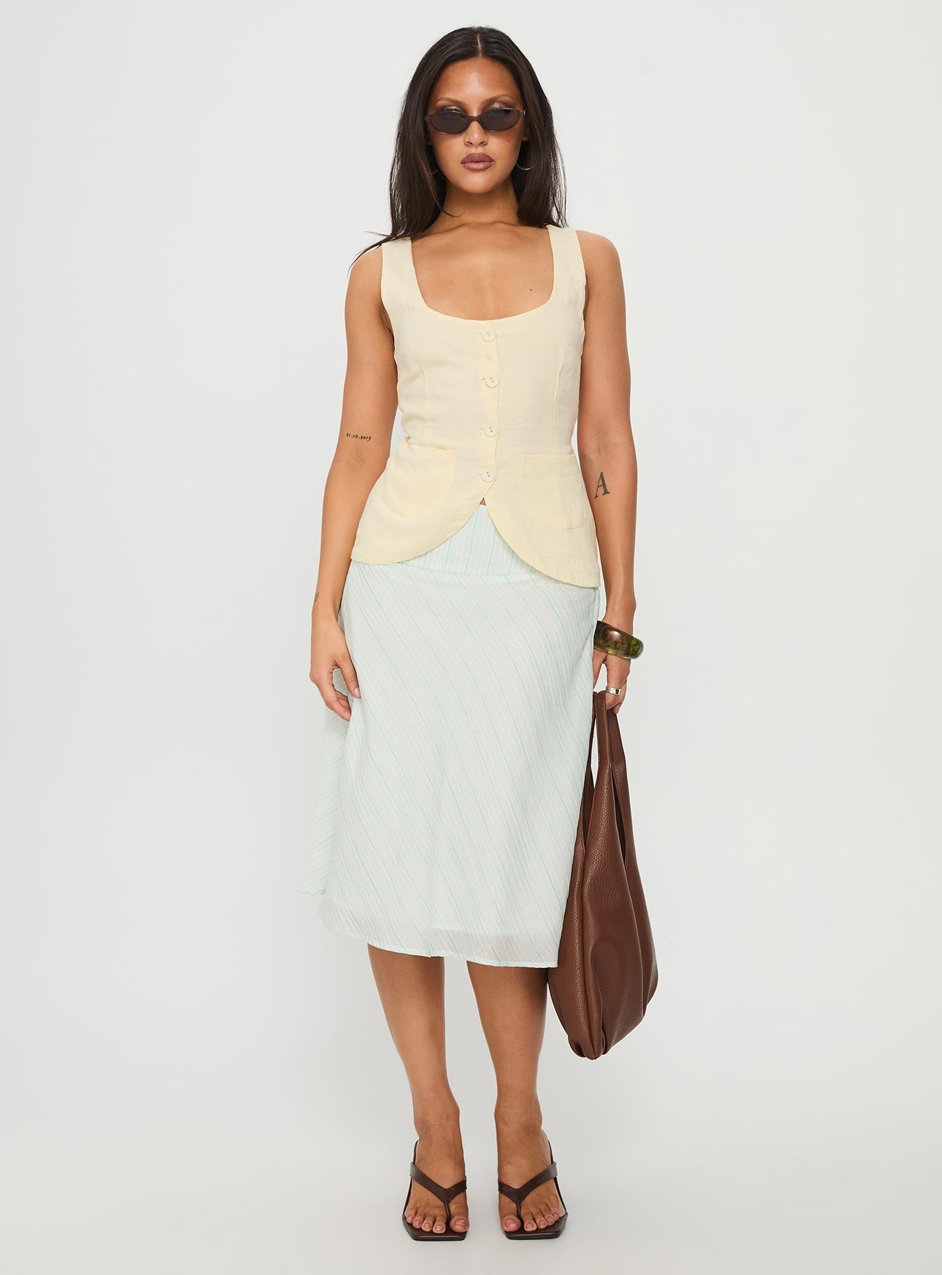 Spirito Vest Top Butter