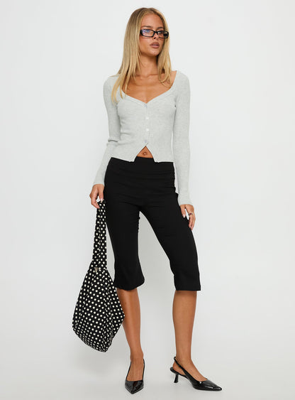 Sorenna Long Sleeve Top Grey