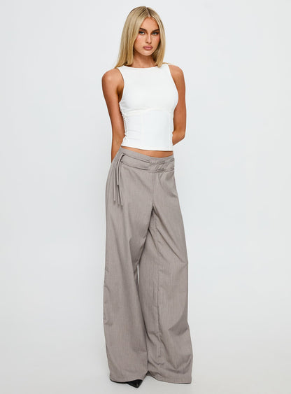 Georgetta Bust Detail Cami Top White