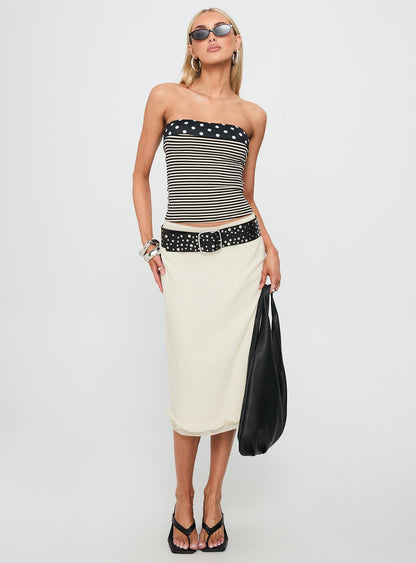 Virenna Strapless Top Multi