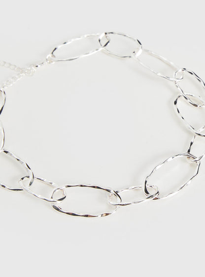 Labella Looped Necklace Silver