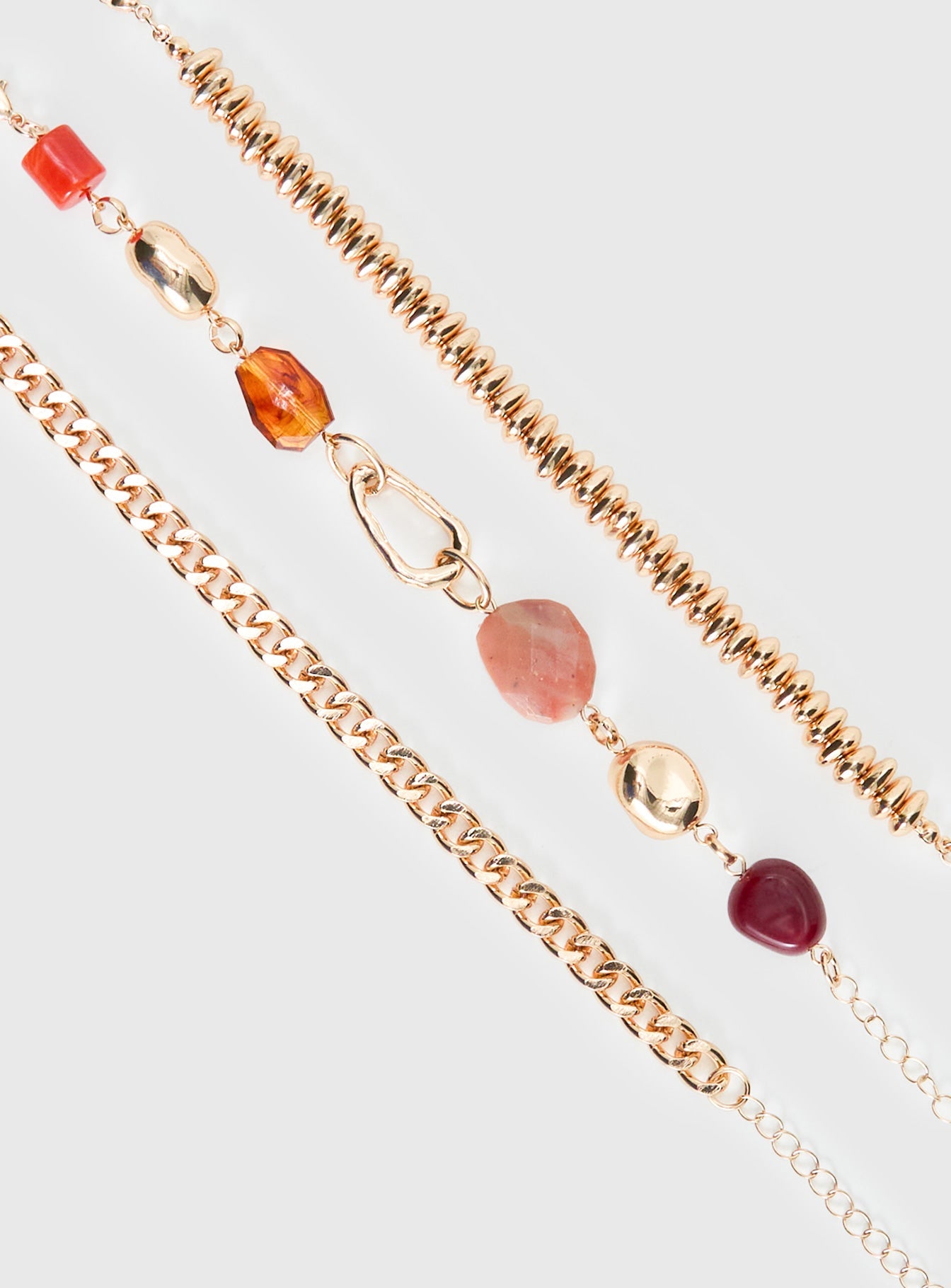 Jaylinn Beaded Bracelet Pack Gold