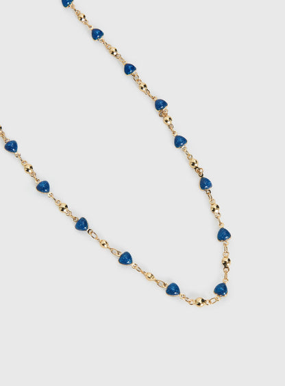 Abagail Gemstone Necklace Gold