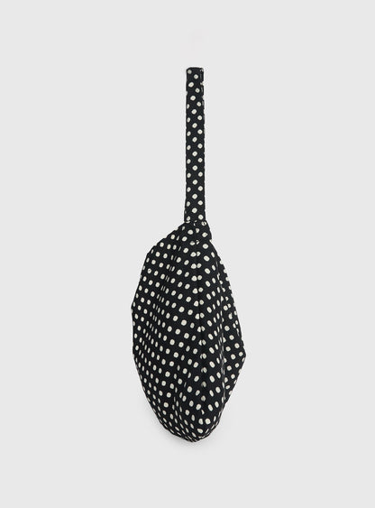 Tempting Tote Bag Black Polka