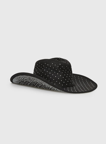 Tennessee Diamante Cowboy Hat Black