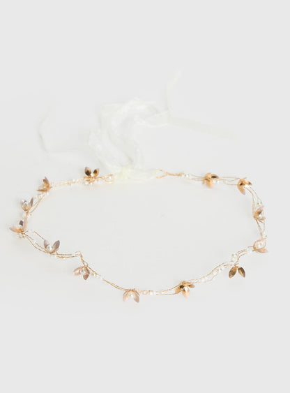 Shining Mirrors Hair Band Gold