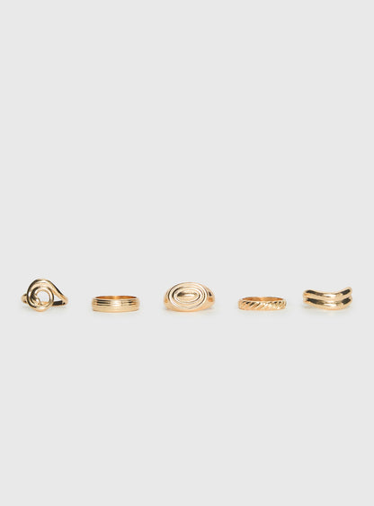 Montserrat Ring Pack Gold