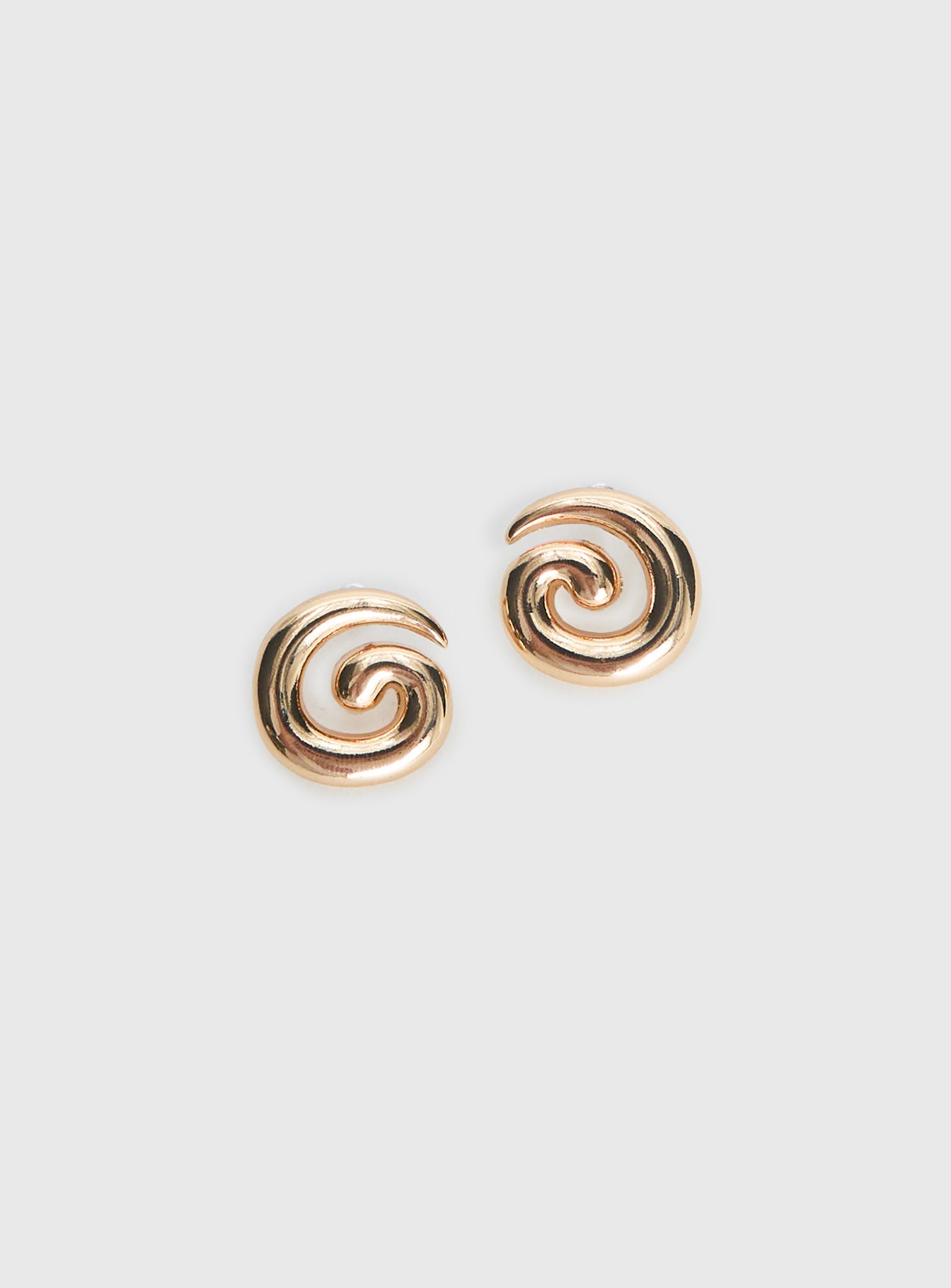 Sold On You Spiral Earrings Gold