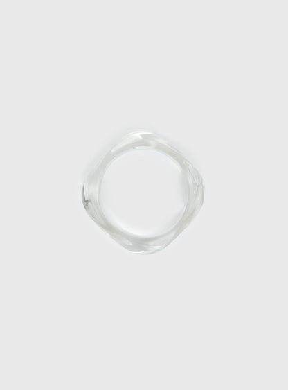 Whirl Resin Cuff Clear