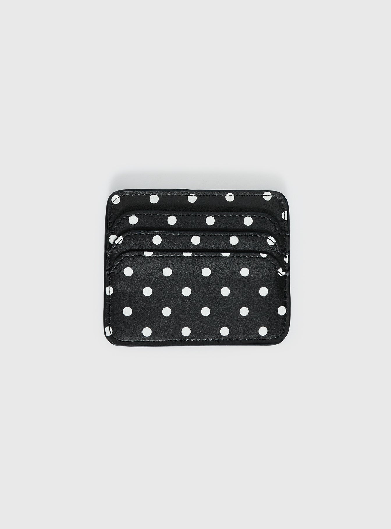Kiss Of Life Cardholder Black Polka