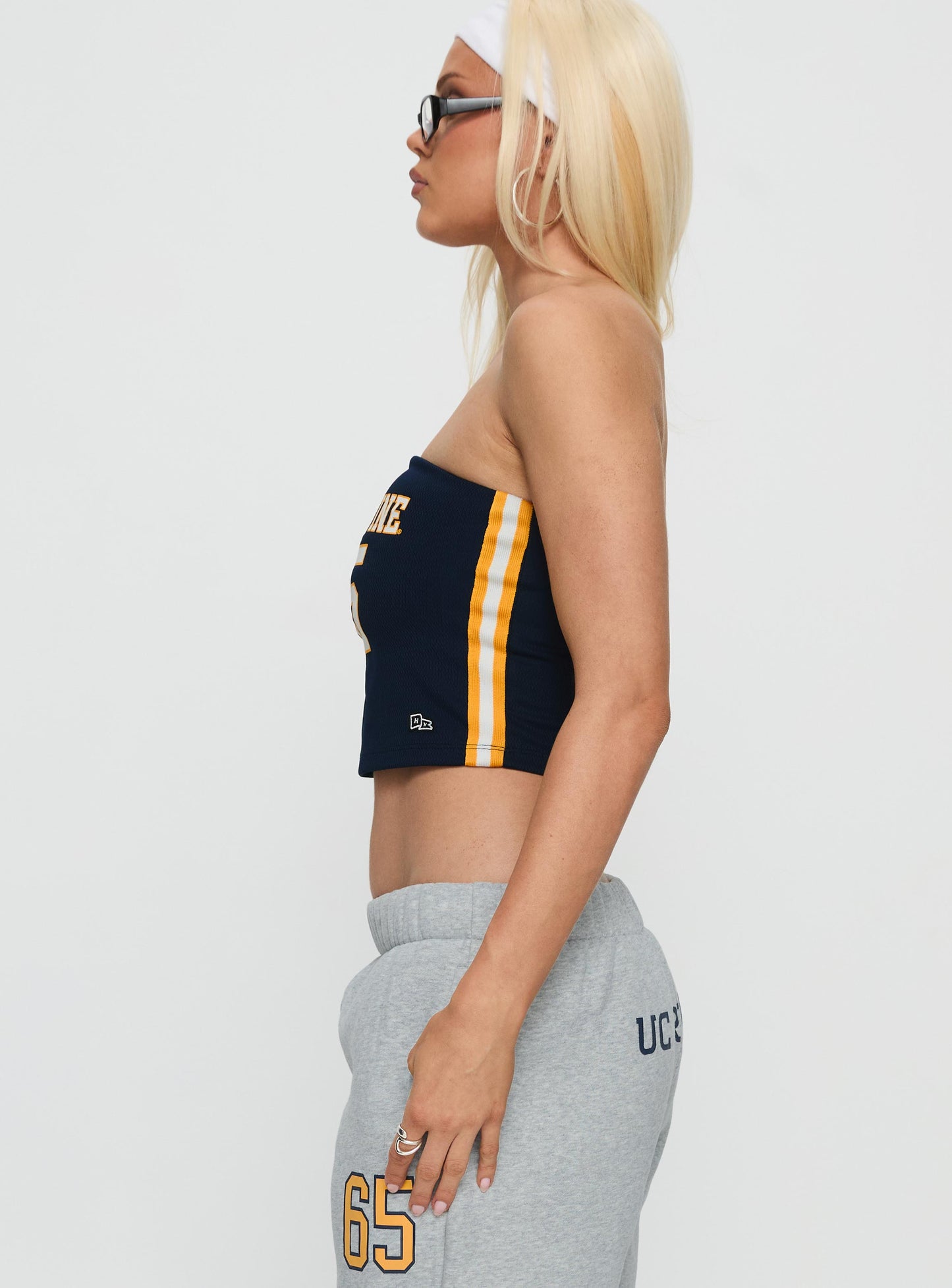 UC Irvine Jersey Tube Top Blue